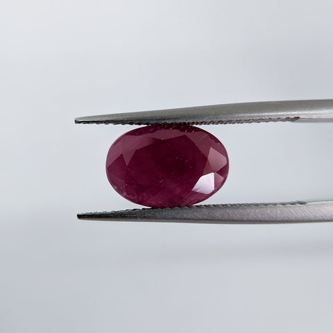 Ruby India (12 mm x 8.3 mm) Oval