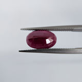 Ruby India (12 mm x 8.3 mm) Oval