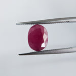 Ruby India (11 mm x 8.5 mm) Oval