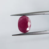 Ruby India (11 mm x 8.5 mm) Oval