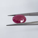 Ruby India (12.7 mm x 10 mm) Oval