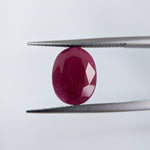 Ruby India (12.7 mm x 10 mm) Oval