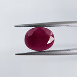 Ruby India (12 mm x 10 mm) Oval