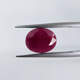 Ruby India (12 mm x 10 mm) Oval