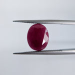 Ruby India (12 mm x 10 mm) Oval