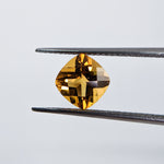 Citrine (7 mm) Cushion Checkerboard