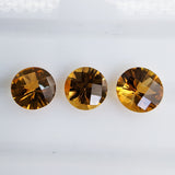 Citrine (8 mm) Round 3 pcs