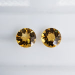 Citrine (8 mm) Round Pair