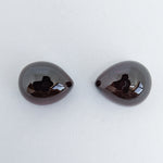 Garnet Mozambique Pair (12 mm x 10 mm) Cabochon Pear