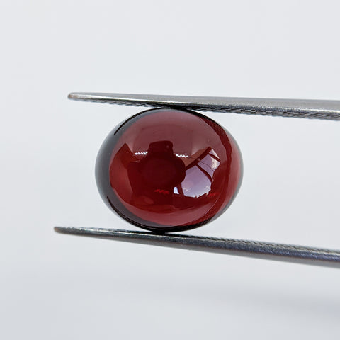 Garnet Mozambique Pair (12 mm x 10 mm) Cabochon Oval