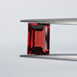 Garnet Mozambique (9 mm x 7 mm) Baguette