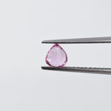 Pink Sapphire (4 mm x 4 mm) Heart