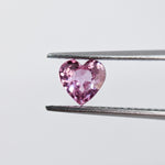 Pink Sapphire (5 mm x 5 mm) Heart